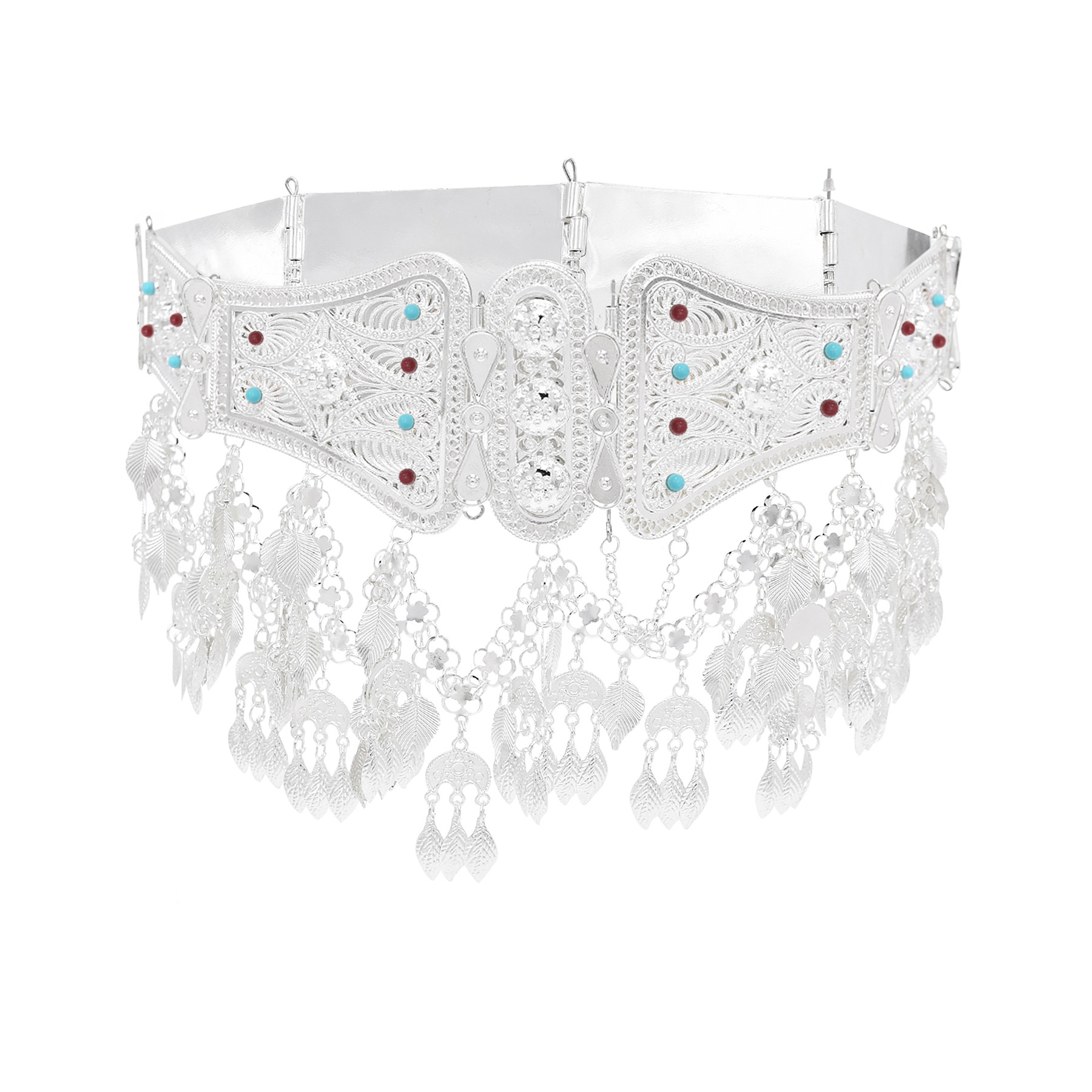 Silver Plated Moroccan Caftan  - Body Jewelry Indian 评论和价格