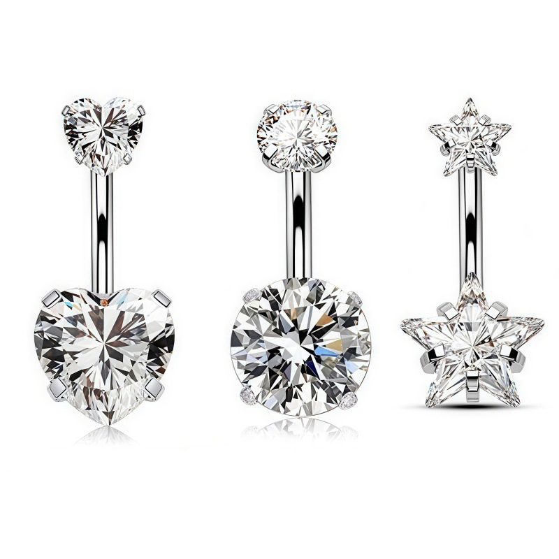 1PC Sexy Belly Navel Piercing  - Body Jewelry Belly Button Rings 评论和价格