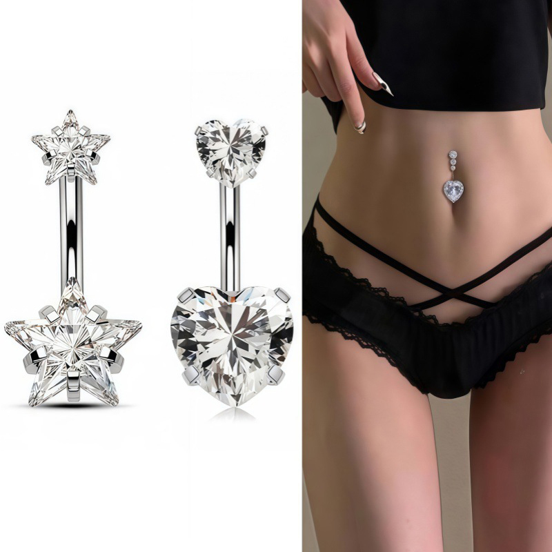 1PC Sexy Belly Navel Piercing  - Body Jewelry Belly Button Rings 评论和价格