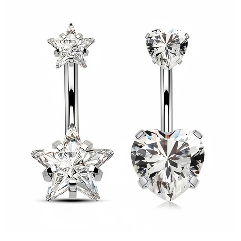 1PC Sexy Belly Navel Piercing  - Body Jewelry Belly Button Rings 评论和价格