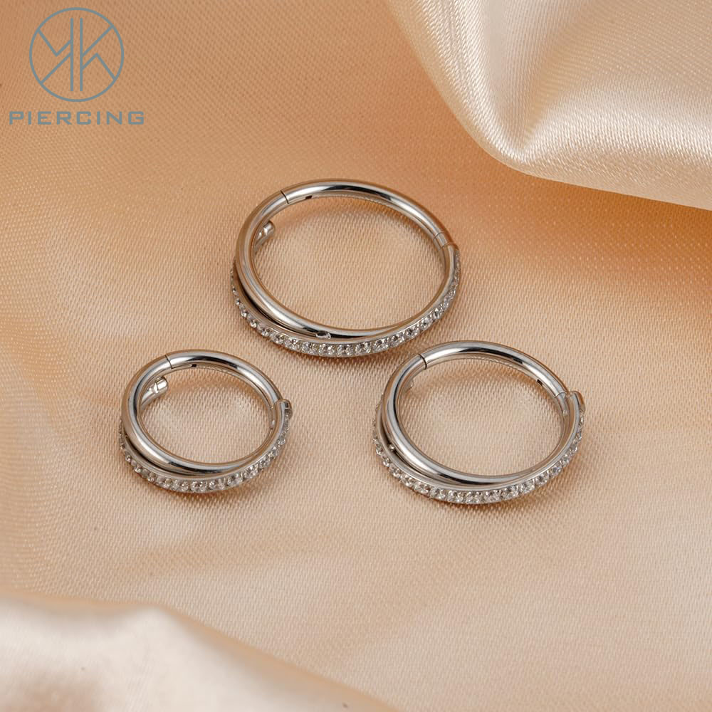 16G Implant Grade Titanium Hin - Helix Cartilage Ring 评论和价格