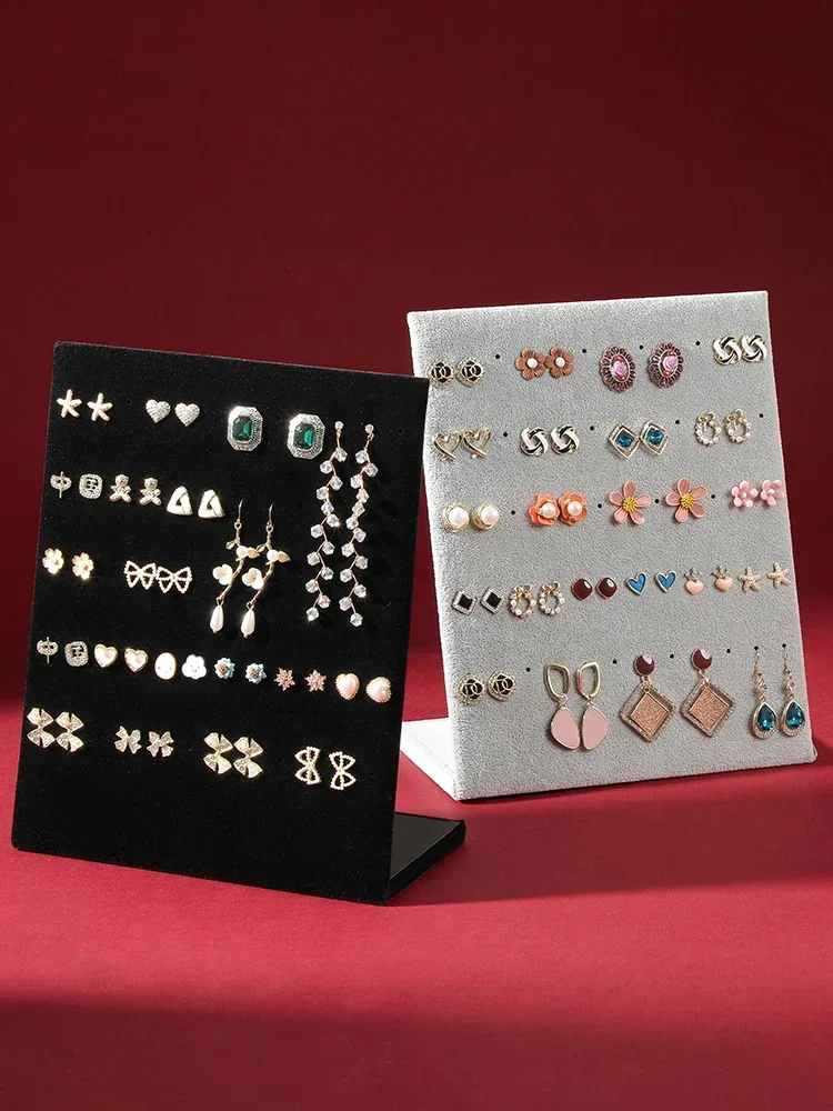 Velvet Earring Display Rack, L - Body Jewelry Display 评论和价格
