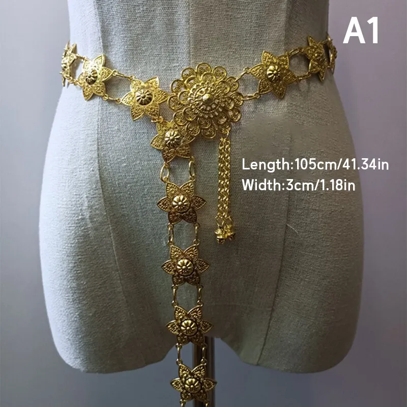 1PC Metal Thailand Waist Chain - Body Jewelry Waist Chains 评论和价格