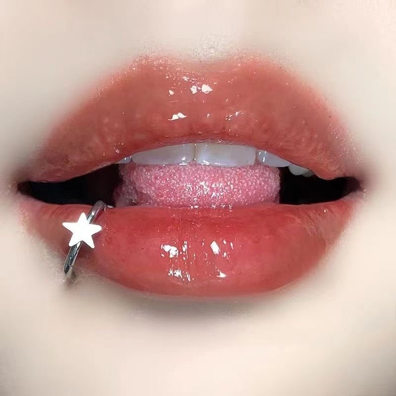 Stainless Steel Lip Ring Hinge - Body Jewelry Vertical Labret 评论和价格